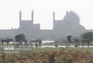 هوای اصفهان و ۳ شهر مجاور آلوده است