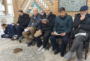 دعای ندبه در مسجد حضرت قائم (عج) بیجار به نیت سردار دل‌ها قرائت شد