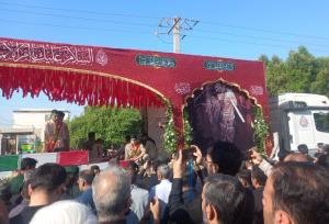 آغاز تشییع پیکر مطهر ۱۴ شهید گمنام در بندرعباس