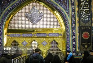 روضه حضرت زهرا(س) در صحن پیامبر اکرم(ص) حرم رضوی