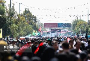 اقدامات پلیس تهران در راهپیمایی جاماندگان اربعین حسینی