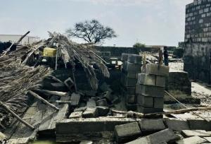 آواربرداری واحدهای تخریب‌شده سیل در سیریک آغاز شد