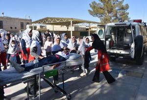 محمدی: مانور زلزله در ۵ مدرسه سملقان برگزار شد