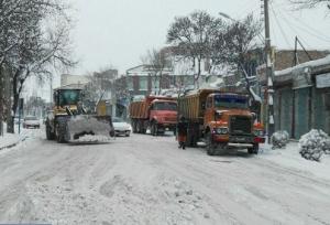 آماده باش ۵۰۰ پاکبان و ۵۰ دستگاه ماشین‌آلات برای بارش برف در ارومیه
