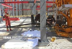 سقوط بالابر جان یک کارگر ساختمانی را گرفت