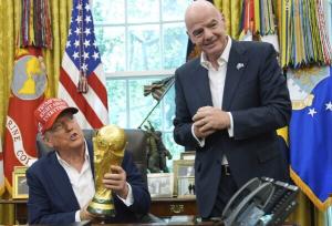 حضور ترامپ در مراسم قرعه‌کشی جام جهانی