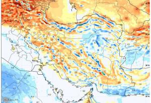 بارش پراکنده و کاهش دما در شمال کشور؛ طوفان گردوخاک در شرق