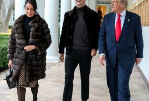 جورجینا رودریگز در دفتر کار ترامپ!