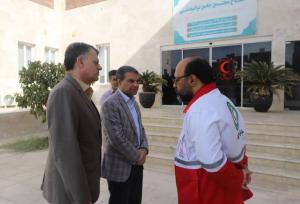 بازدید معاون استاندار هرمزگان از مرکز جامع توانبخشی هلال‌احمر