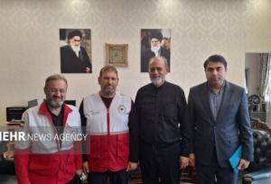 دیدار دبیرکل جمعیت هلال‌احمر با سرکنسول ایران در کربلا