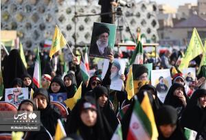 تصاویر مراسم سالگرد شهادت سید حسن نصرالله در تهران