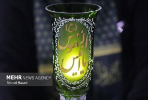 مراسم روضه خوانی شب هشتم ماه محرم در مشهد