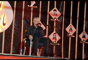 نوای عرفانی حاج محمد کریمی در وداع شاهرود با شهید گمنام