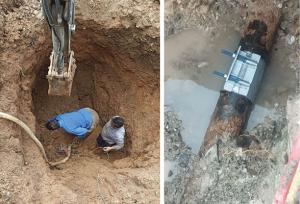 رفع قطعی آب ۷ روستای بخش مرکزی جوانرود پس از ۱۰ ساعت