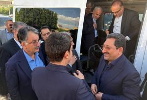 حضور وزیر صنعت، معدن و تجارت در سنندج