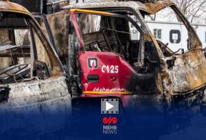 روایت آتش‌نشانانی که زیر بارانی از سنگ ناجی مردم شدند