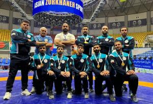 تیم ملی کشتی پهلوانی ایران با کادرفنی مازندرانی جام قهرمانی آسیا را کسب کرد
