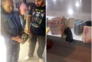 کارگر فرودگاه مشهد کیف پول یک میلیاردی را به زائر خارجی بازگرداند