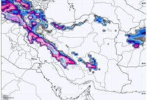 پیش‌بینی کاهش دمای کمینه و احتمال بارش پراکنده در چهارمحال و بختیاری
