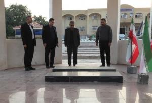 یادمان ۲ شهید گمنام در جزیره خارگ به بهره‌برداری رسید