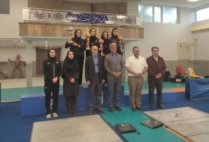 قهرمانی سپاهان در لیگ برتر شمشیربازی اسلحه اپه بانوان