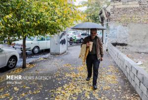 نخستین باران پاییزی در کرمانشاه