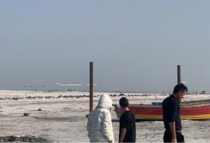 مسافران پاییزی دریاچه ارومیه