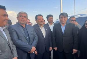 وزیر صمت در سفر به جنوب کرمان وارد جیرفت شد