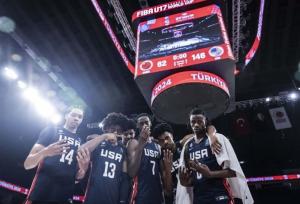 رکورد جدید آمریکا در جام جهانی بسکتبال زیر ۱۷ سال