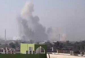 انفجار در مقر حشد شعبی در جنوب شرق بغداد یک شهید برجای گذاشت+فیلم