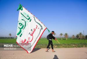 پیمودن مسیر عشق به امام حسین(ع) خستگی ندارد