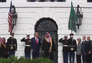 ترامپ و بن‌سلمان دیدار کردند+ فیلم