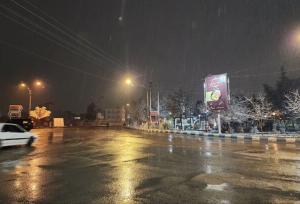 هم اکنون بارش برف در بجنورد