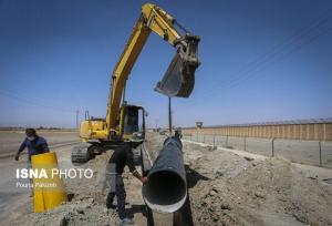 آغاز توسعه خط انتقال آب برای سه روستای مینودشت با همکاری خیر آبرسان