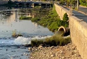 همچنان بخشی از فاضلاب شهر بندرعباس به خلیج فارس می‌ریزد