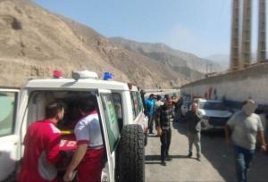 برخورد دو خودرو با عابرین در محور هراز یک فوتی و ۸ مصدوم داشت