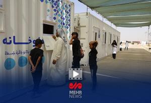 بیمارستان سیار برکت در مشایه نجف به کربلا