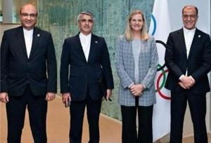 دیدار خسروی‌وفا و علی‌نژاد با رئیس جدید کمیته بین‌المللی المپیک
