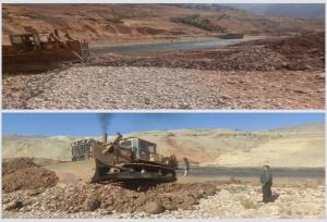 اجرای عملیات دریواسیون و ساماندهی رودخانه بالد در شهرستان اردل