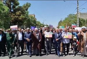 راهپیمایی جمعه خشم در بردسکن 