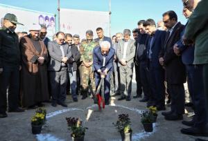 کلنگ هنرستان شبانه‌روزی‌ ارتش در مانه بر زمین زده شد