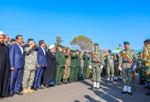 استقبال از شهدای گمنام در فرودگاه شهید مدنی تبریز