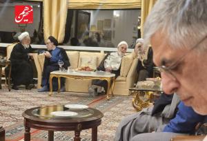 دیدار چهره‌های روحانی و سیاسی در منزل کرباسچی