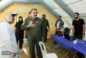 عکس فرمانده نیروی هوایی در مرز توجه‌برانگیز شد