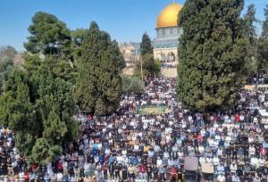 برگزاری نماز عید قربان در مسجدالاقصی+ فیلم