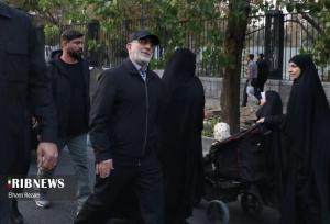 تصویر توجه‌برانگیز از سردار قاآنی در تجمع امروز