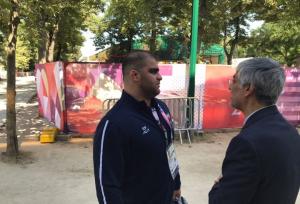 دیدار وزیر ورزش با یکی از شانس های کسب مدال ایران در المپیک