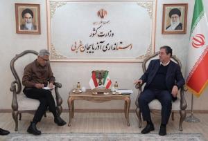 سومیرات: اندونزی آماده توسعه تعاملات اقتصادی با آذربایجان غربی است