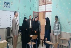 بازدید مشاور وزیر آموزش و پرورش از مدارس شهرستان سیریک