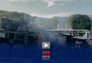 وضعیت پایگاه هوایی لاکارلوتا کاراکاس پس از بمباران ارتش آمریکا